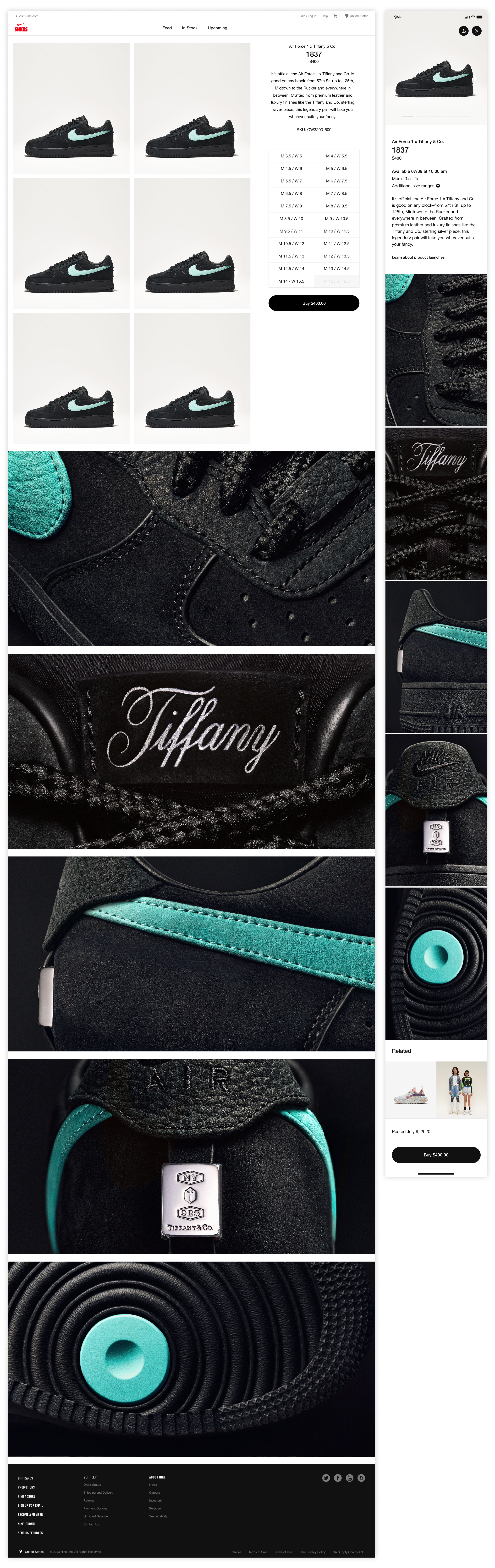 Tiffany & Co. x Nike