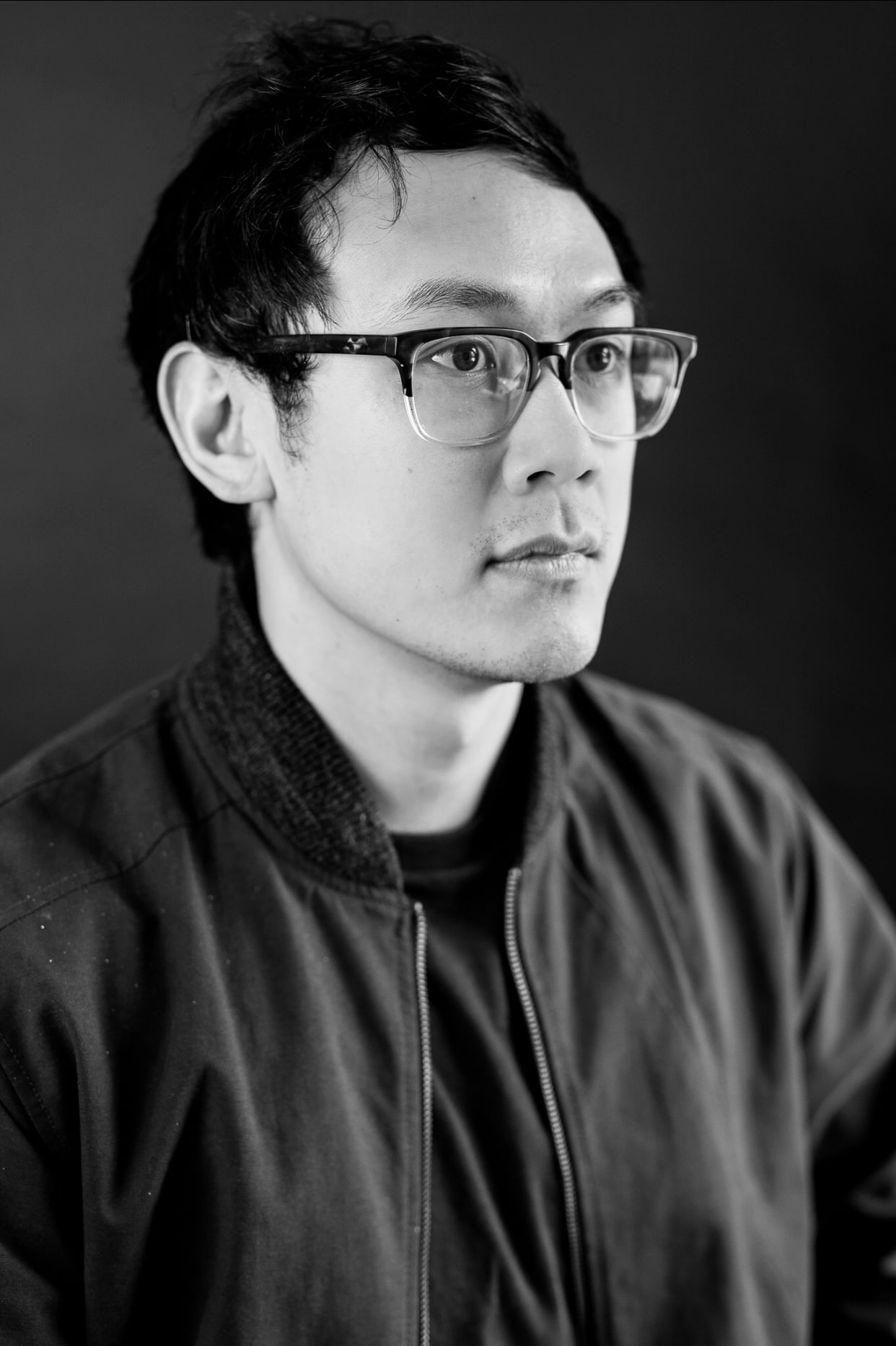 Black and white profile image of Steven Oey